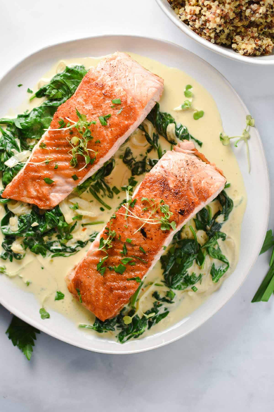 Garlic Parm Salmon