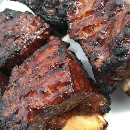 BBQ BEEF SHORT RIBS W/ 2 SIDES